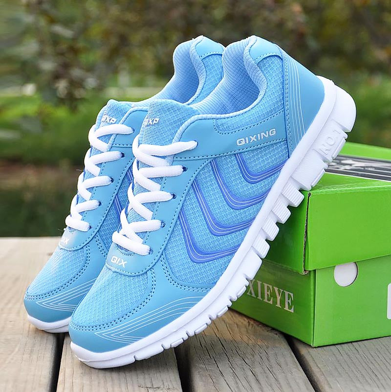 Breathable Women White Shoes Casual Shoes 2022 New Arrivals Mesh Sneakers Women Fashion Shoes Woman Tenis Feminino