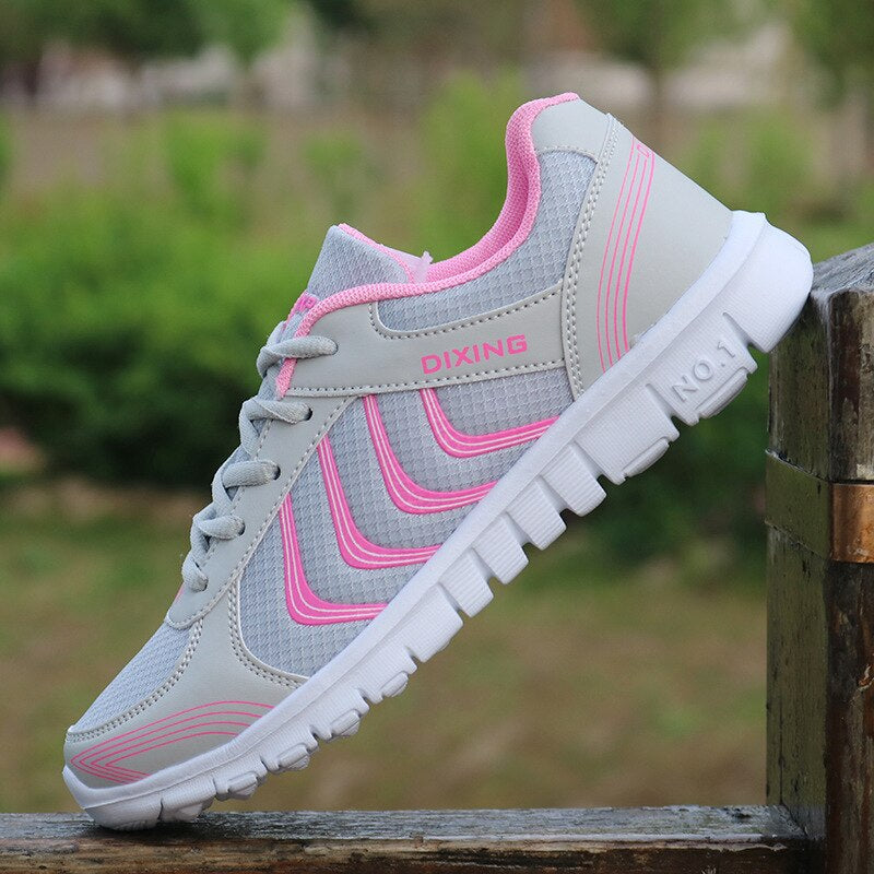 Breathable Women White Shoes Casual Shoes 2022 New Arrivals Mesh Sneakers Women Fashion Shoes Woman Tenis Feminino