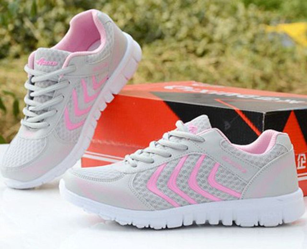 Breathable Women White Shoes Casual Shoes 2022 New Arrivals Mesh Sneakers Women Fashion Shoes Woman Tenis Feminino